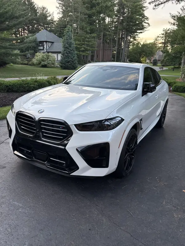 White BMW SUV after a detail